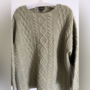 J Crew seafoam green wool sweater